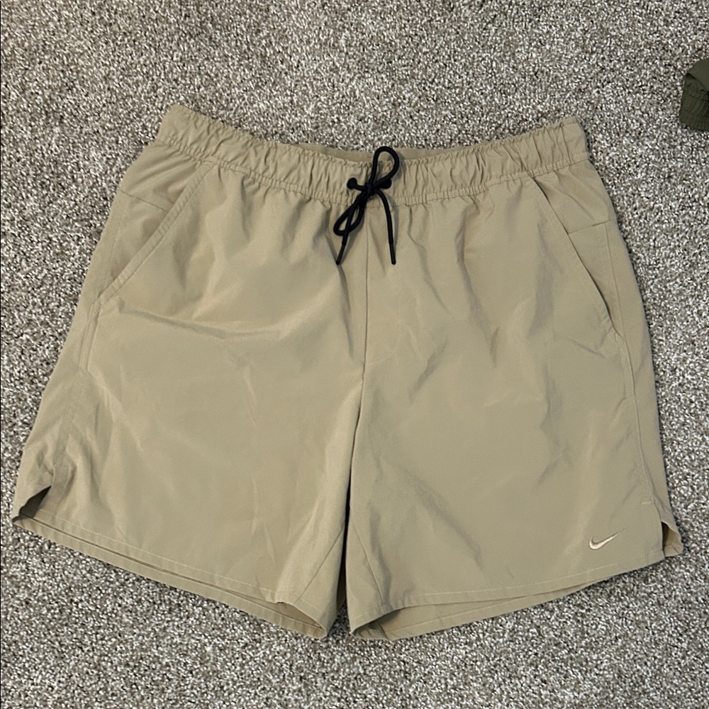 Nike Khaki Sports Shorts